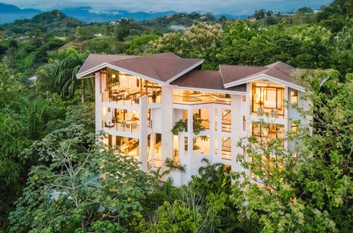 Beautiful SolAngelo perched in the treetops with jungle, mountain, and ocean views